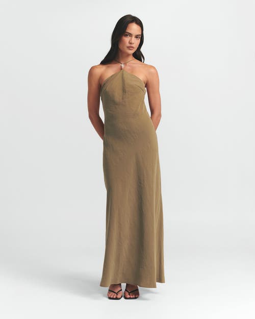 St Mrlo Anais Slip Dress In Brown