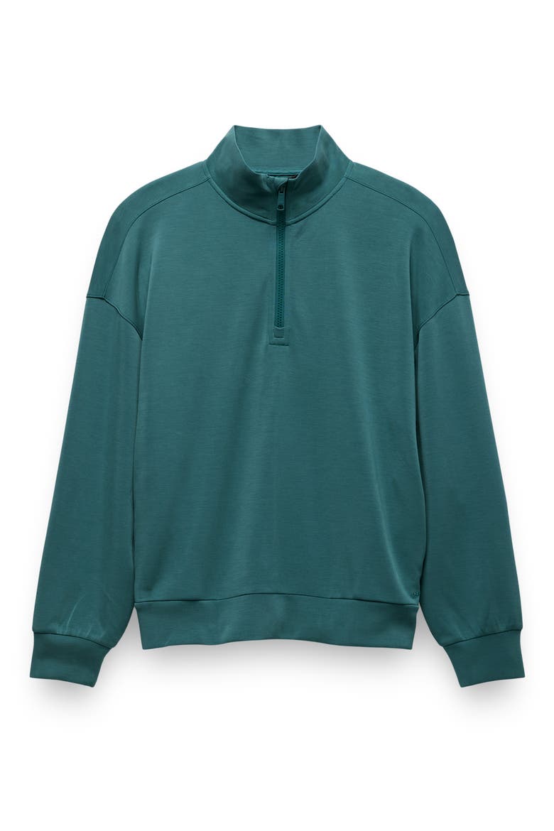 Shea Soft Relaxed Half Zip Pullover, Alternate, color, COAST