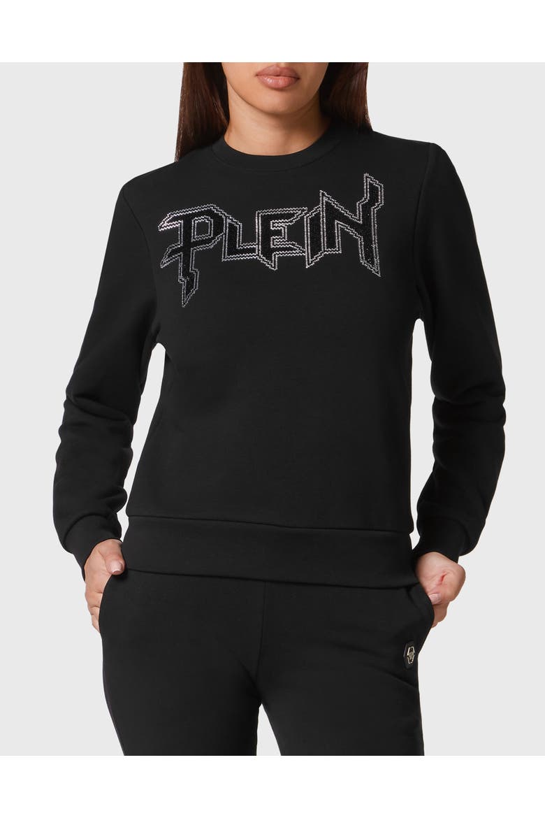 Sweatshirt Women, Main, color, black