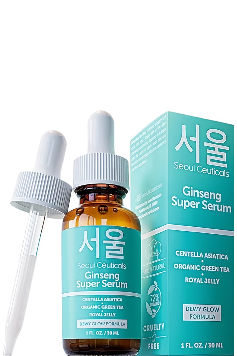 Korean Skincare Ginseng Super Serum, Main, color, Clear