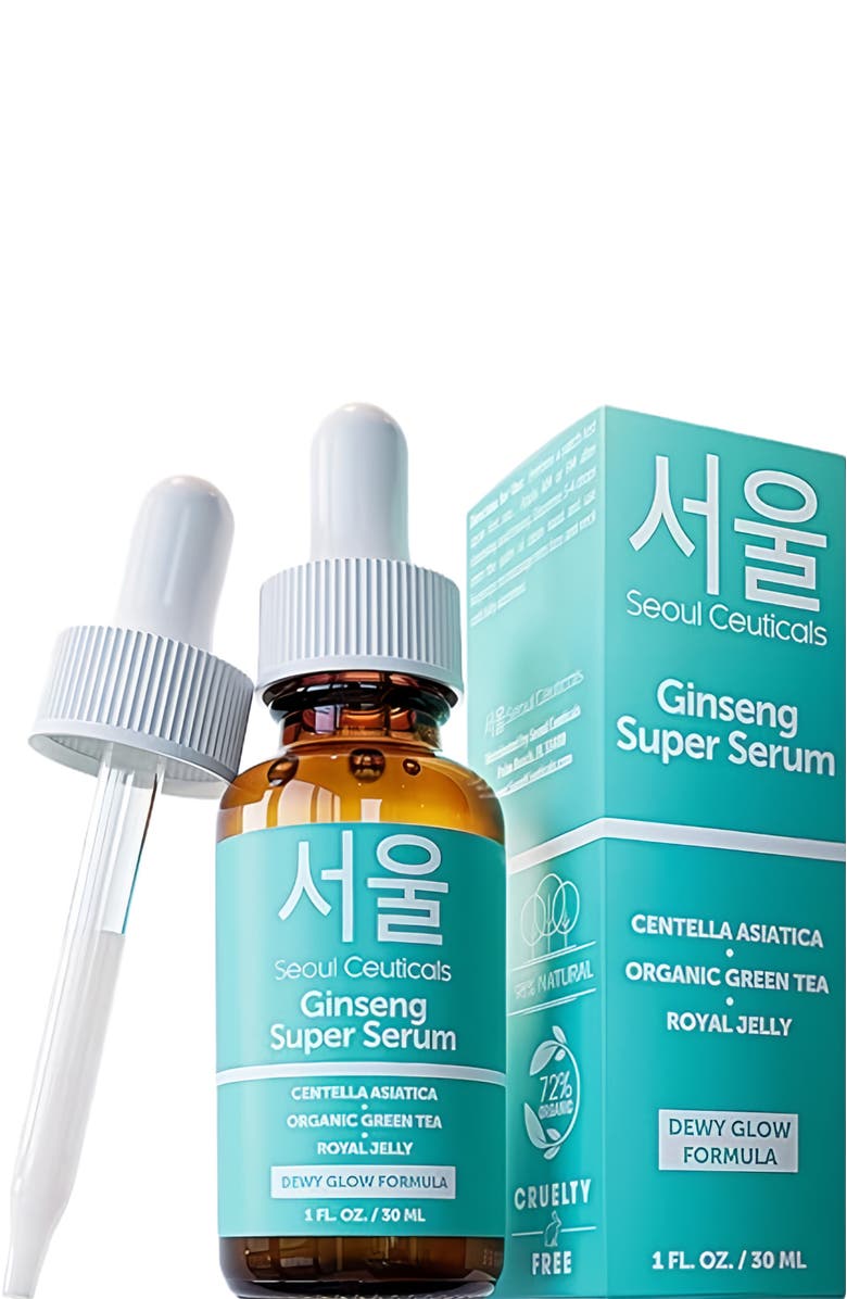 Seoul Ceuticals Korean Skincare Ginseng Super Serum, Main, color, Clear