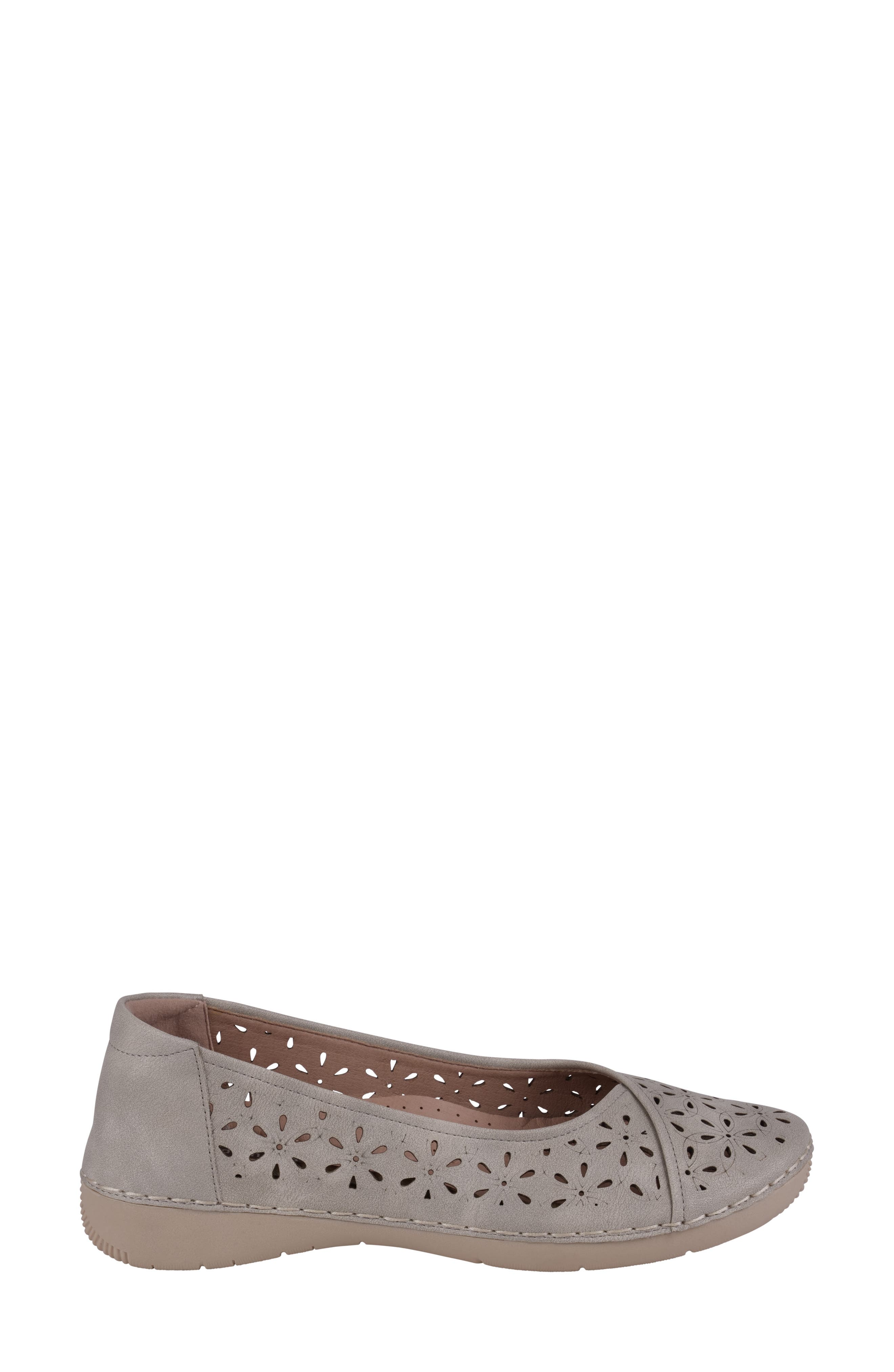 GOOD CHOICE NEW YORK Nysha Flat, Alternate, color, Grey
