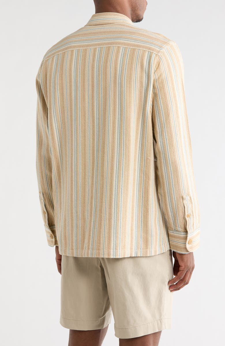 Faherty Vista Overshirt, Alternate, color, Golden Hour Stripe