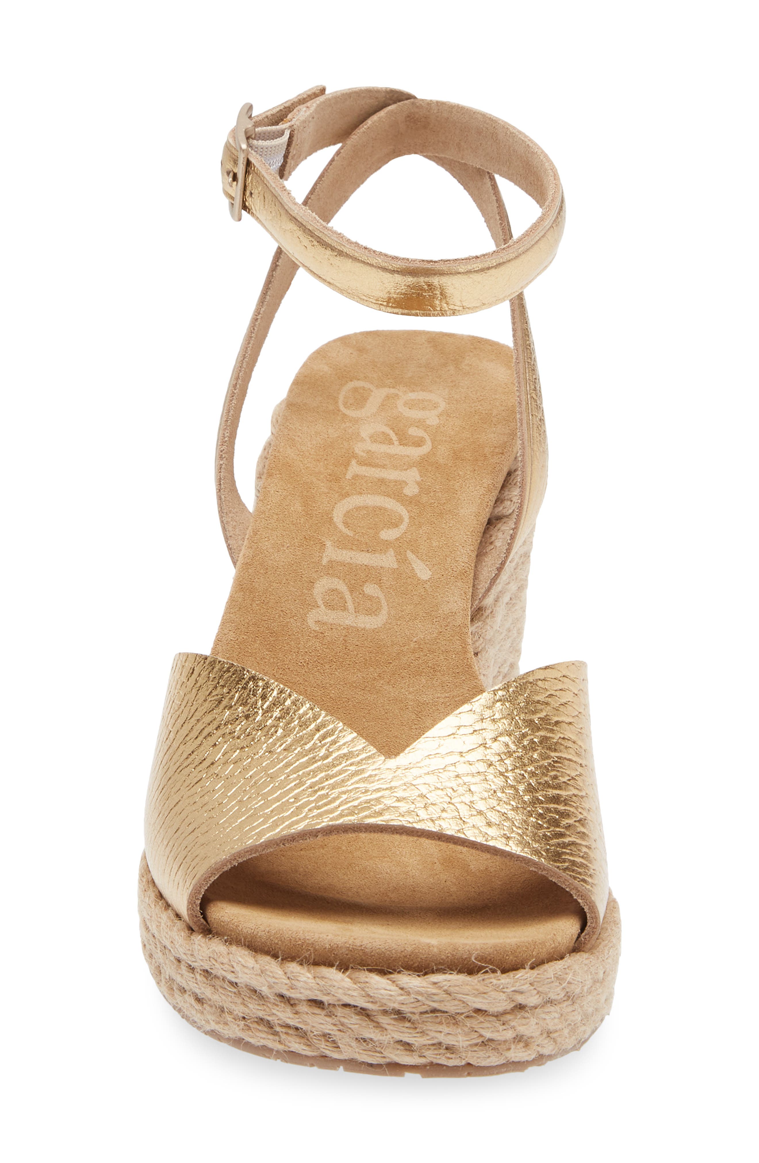 Afra Ankle Strap Sandal, Alternate, color, GOLD CERVO