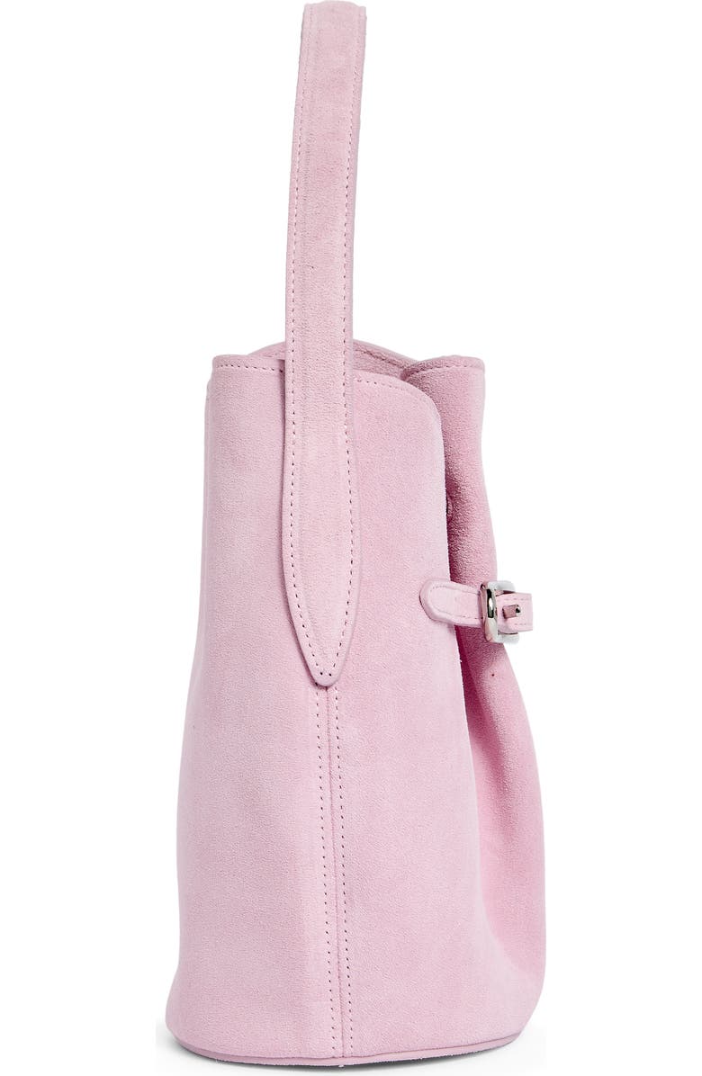 LIFFNER Mini Belted Suede Bucket Bag, Alternate, color, Pink
