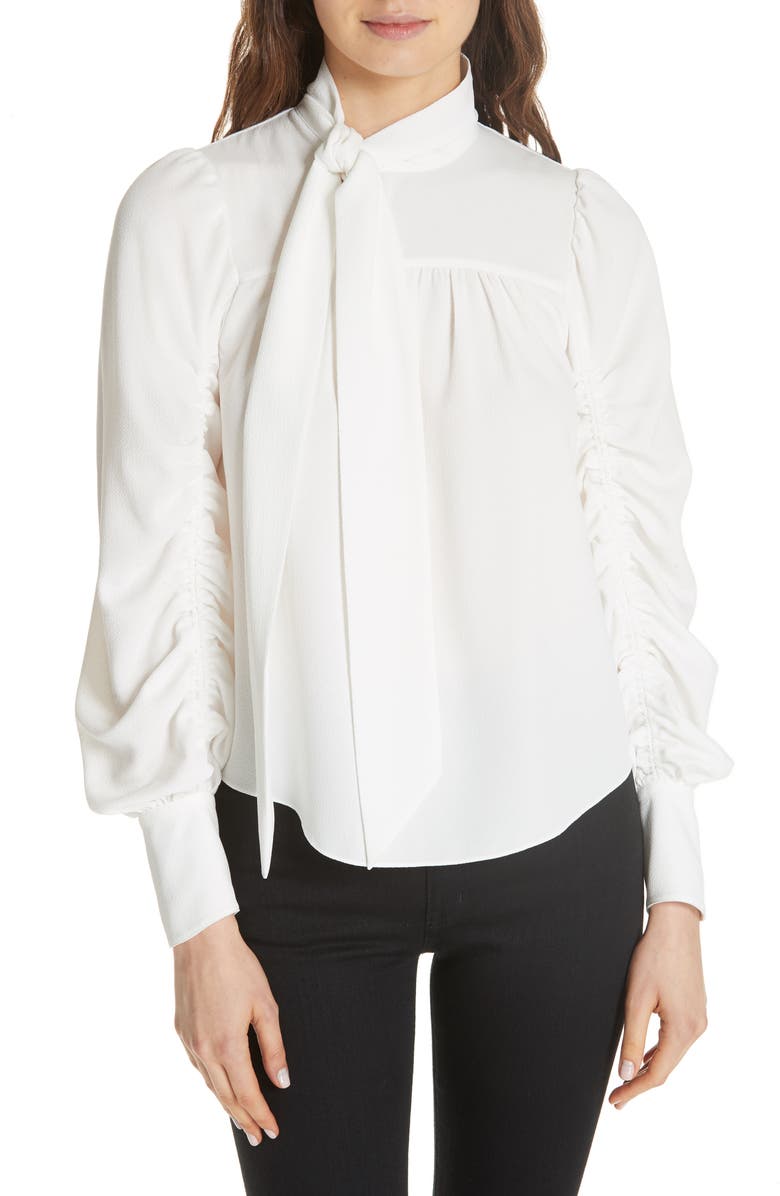 Joie Kineta Tie Neck Blouse, Main, color,