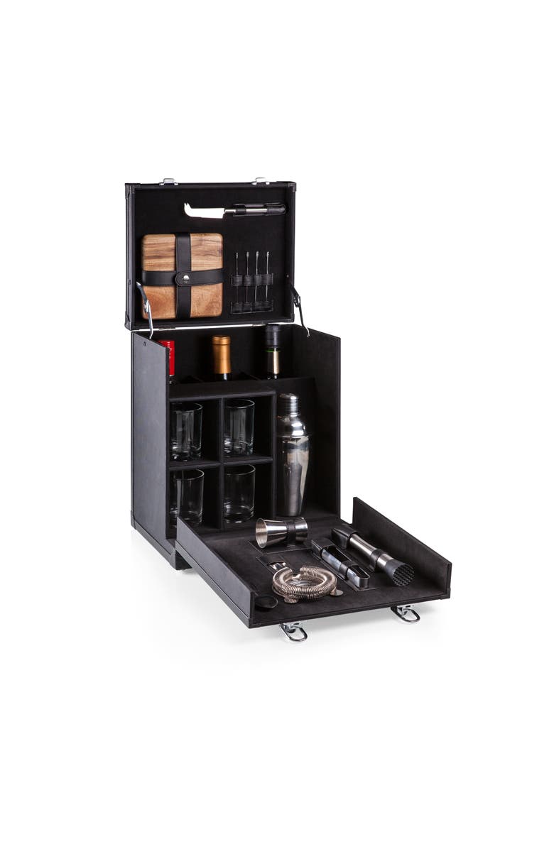 Legacy Hamilton Portable Cocktail Bar, Alternate, color, Black