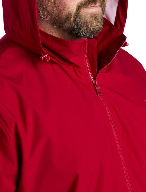 Nautica Big & Tall Anchor Bomber Jacket In Red