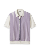 Paul Fredrick Cotton Button Front Polo