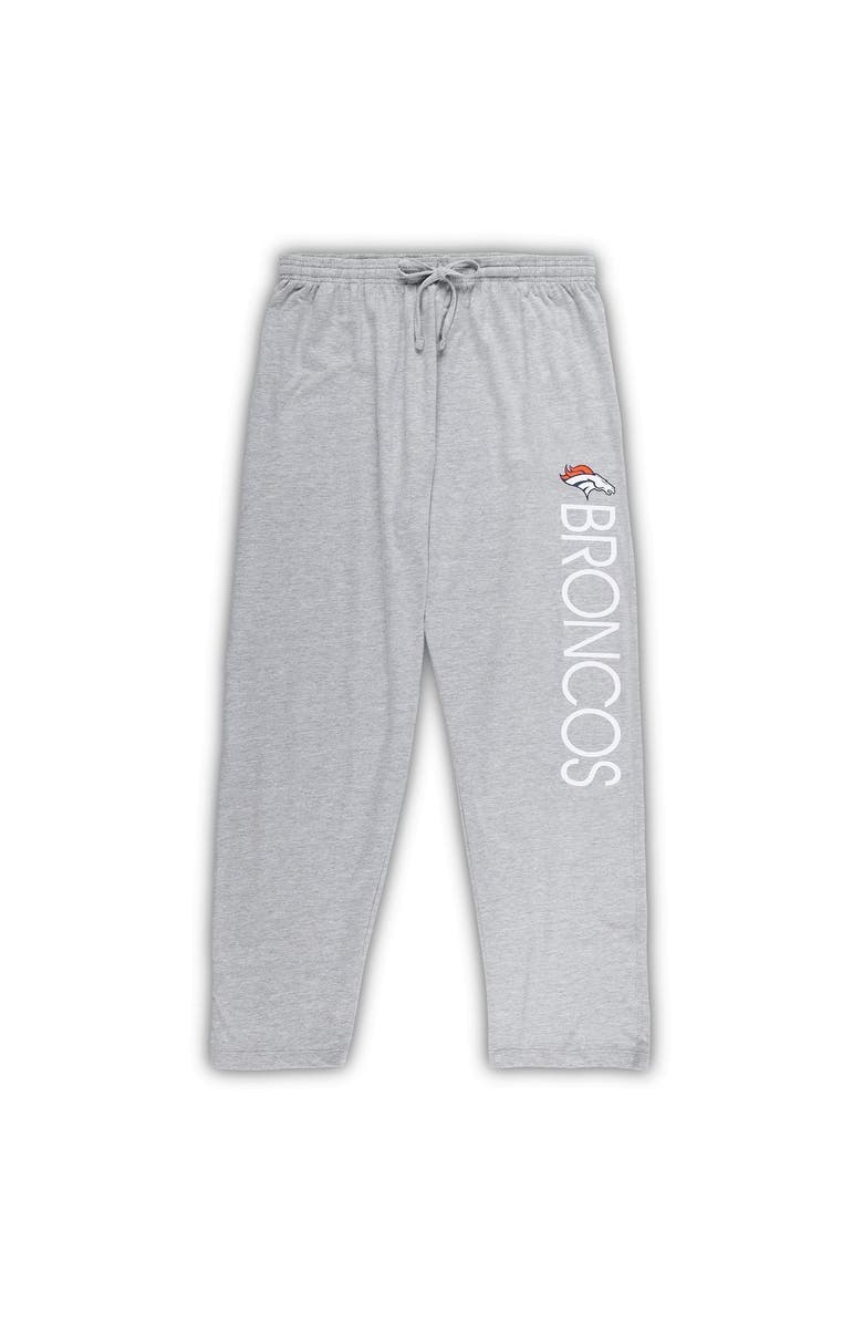 CONCEPTS SPORT Women's Concepts Sport Navy/Heather Gray Denver Broncos Plus Size Meter Tank Top & Pants Sleep Set, Alternate, color,