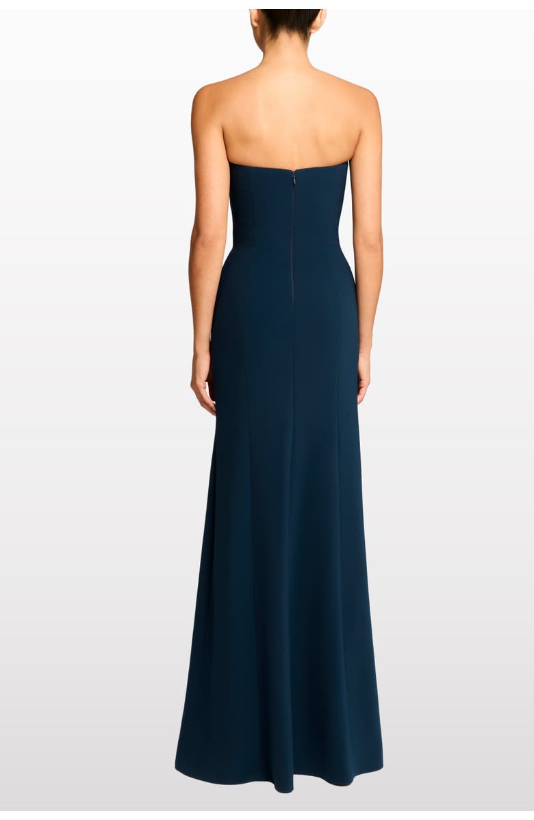 Jenny Packham Lust Strapless Maxi Dress, Alternate, color, Blackthorne Blue