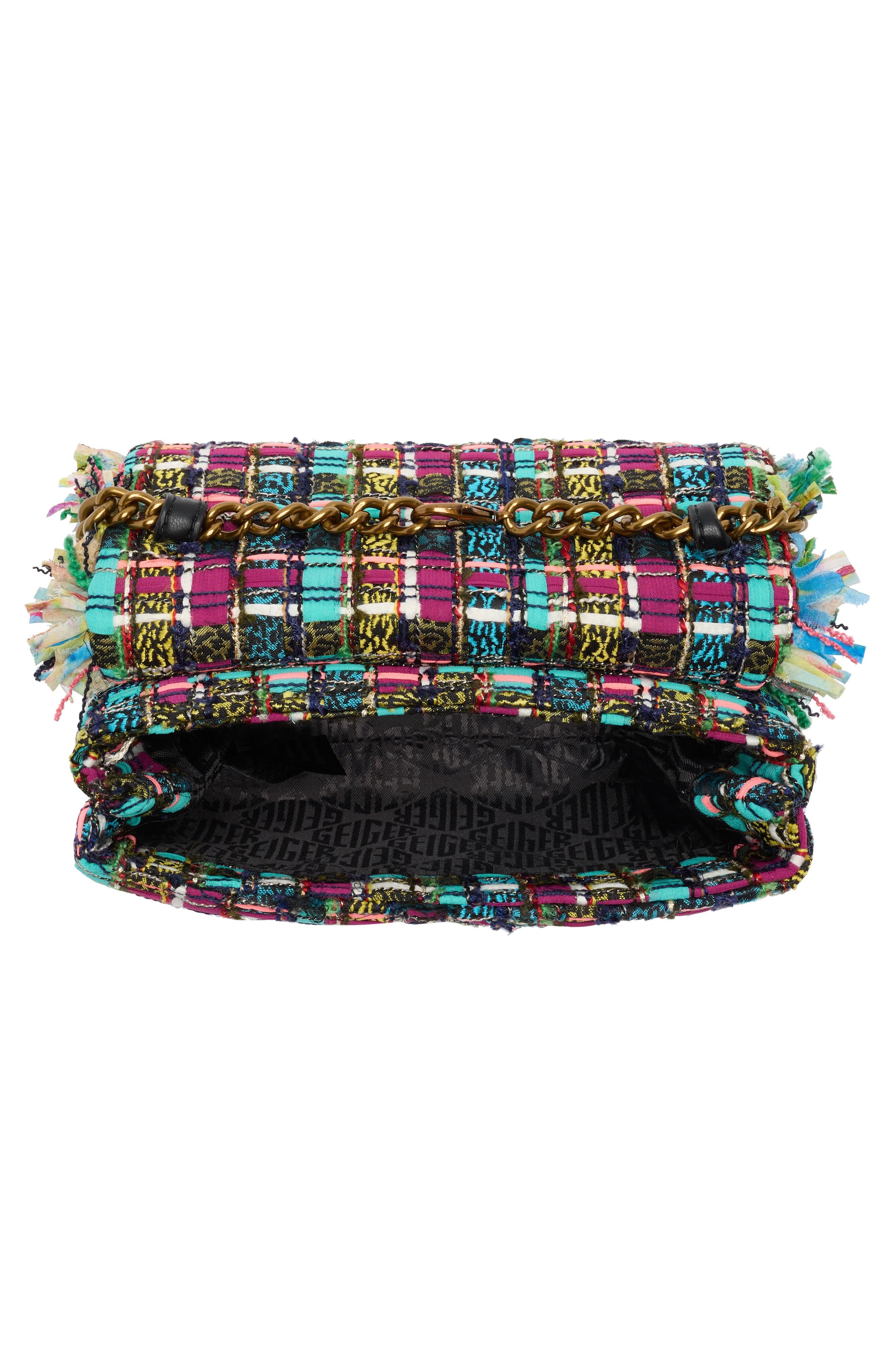 Kurt Geiger London Mini Kensington Shoulder Bag, Alternate, color, Purple Multi