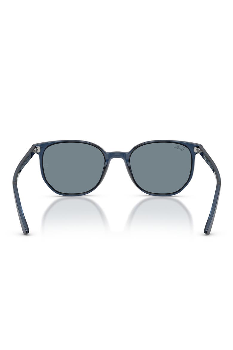 52mm Square Sunglasses, Alternate, color, TRANSPARENT BLUE/ BLUE