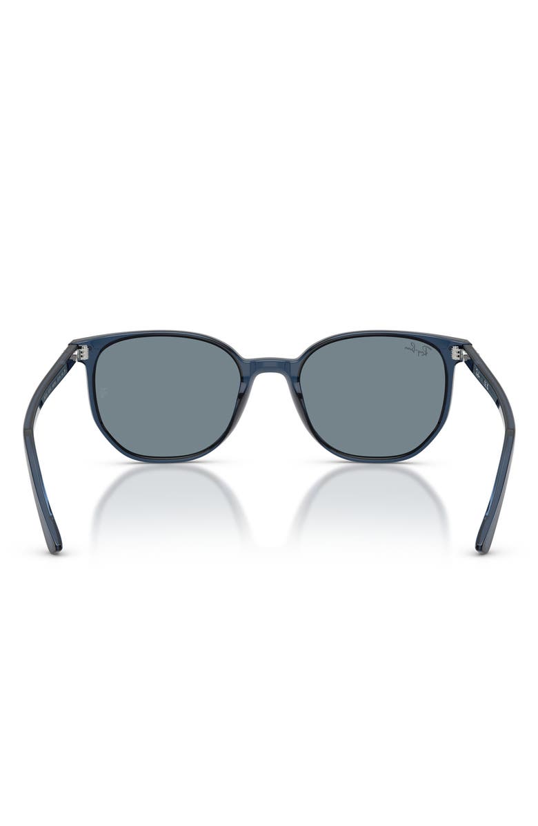 Ray-Ban 52mm Square Sunglasses, Alternate, color, Transparent Blue/ Blue