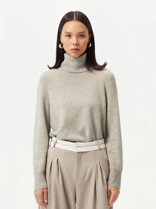 Gobi Mongolian Cashmere Cashmere Turtleneck In Dawn Blue