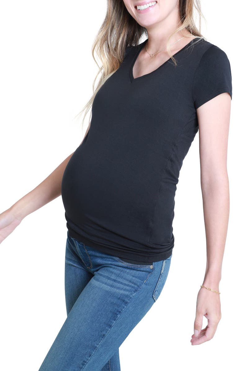 Ingrid & Isabel <sup>®</sup> Maternity V-Neck T-Shirt, Alternate, color,