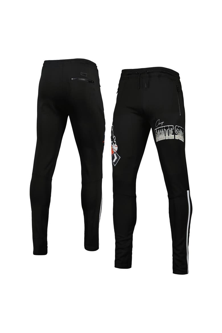 Men's Pro Standard Black Chicago White Sox Hometown Track Pants, Main, color, Black