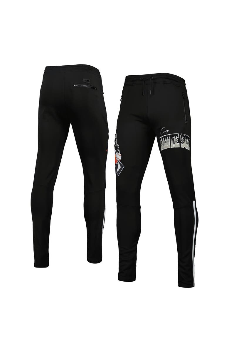 PRO STANDARD Men's Pro Standard Black Chicago White Sox Hometown Track Pants, Main, color, Black