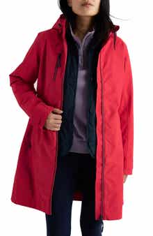 Coverack Waterproof Organic Cotton Raincoat with Removable Hood