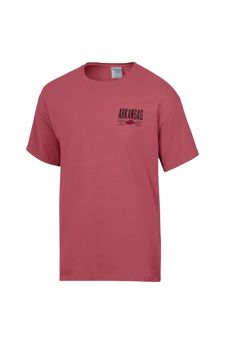 ComfortWash Men's ComfortWash Cardinal Arkansas Razorbacks Big Name T-Shirt, Alternate, color, Cardinal