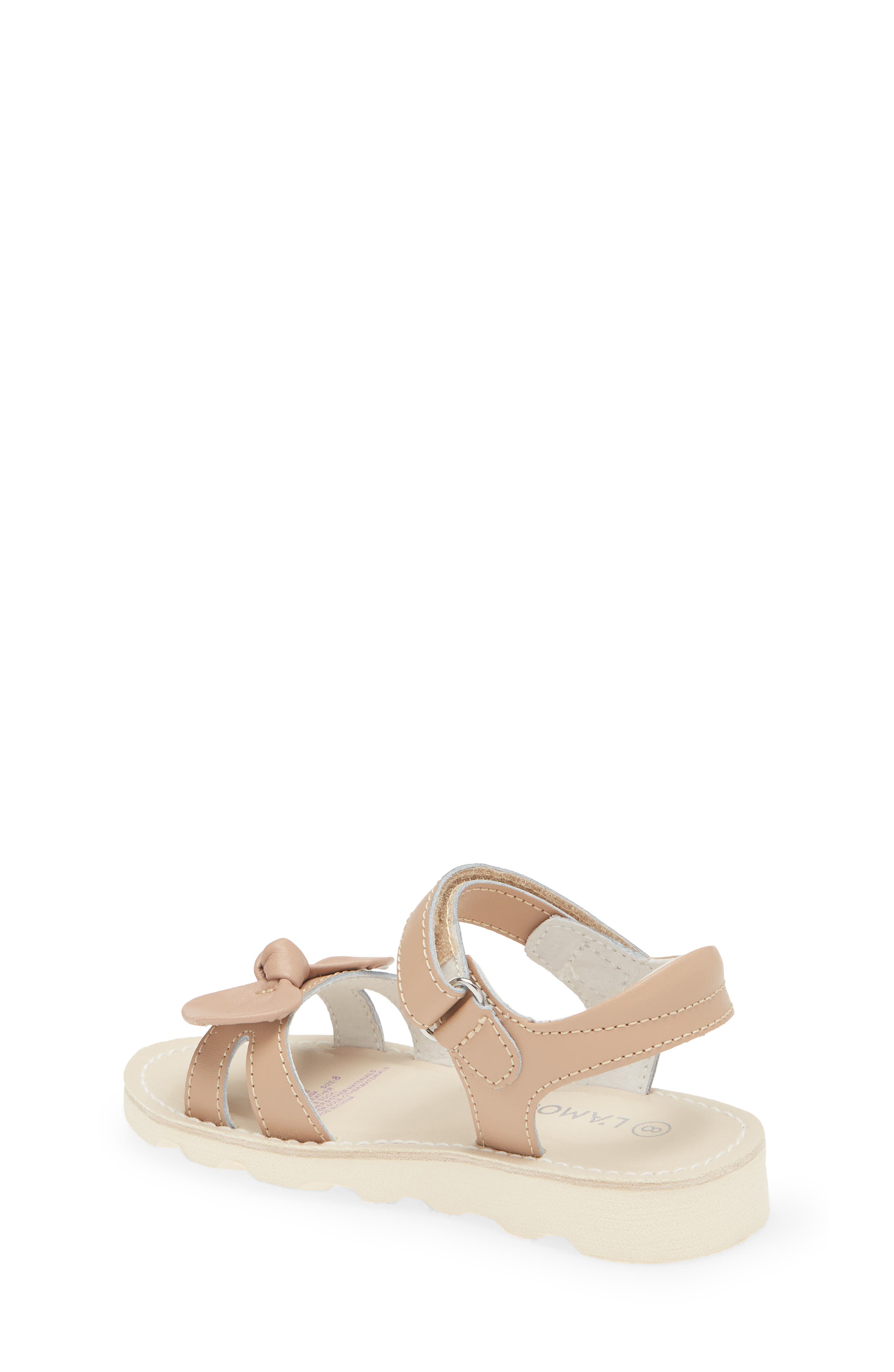 L'AMOUR Kids' Leigh Bow Sandal, Alternate, color, Latte