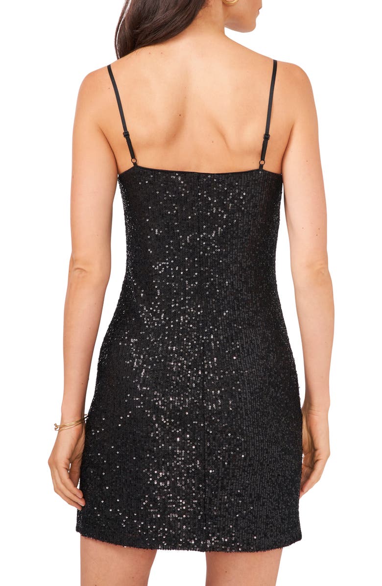 1.STATE Sequin Sleeveless Mini Slipdress, Alternate, color,