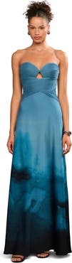 AMUR Cova Printed Gown