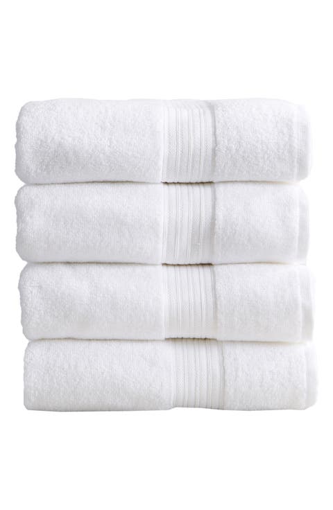 Quick-Dry Cotton 4-Pack Bath Towel Set