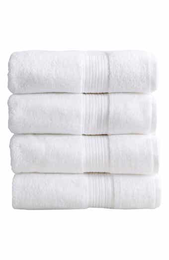 Woven & Weft Quick-Dry Cotton 4-Pack Bath Towel Set