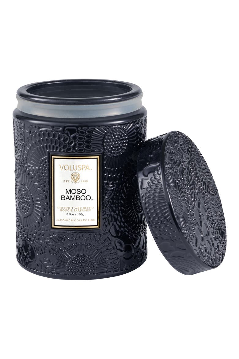Moso Bamboo Small Jar Candle, Alternate, color, MOSO BAMBOO