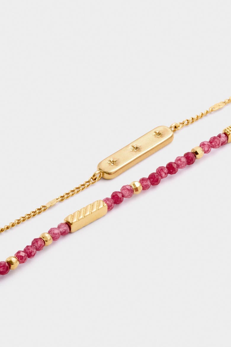 Birthstone Bracelet 'January' in Garnet, Alternate, color, January