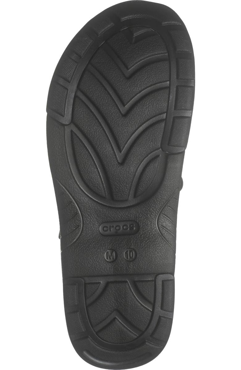 CROCS Yukon Fisherman Sandal, Alternate, color, Black