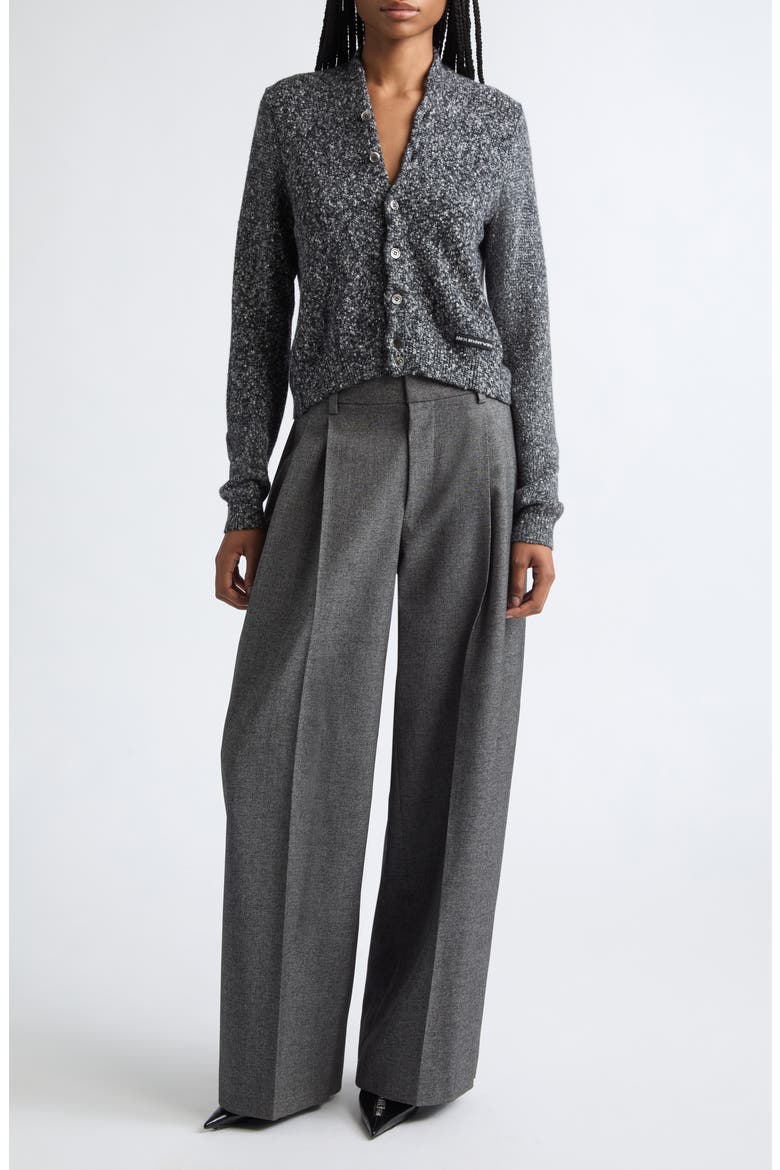 Shrunken Cardigan, Alternate, color, CHARCOAL