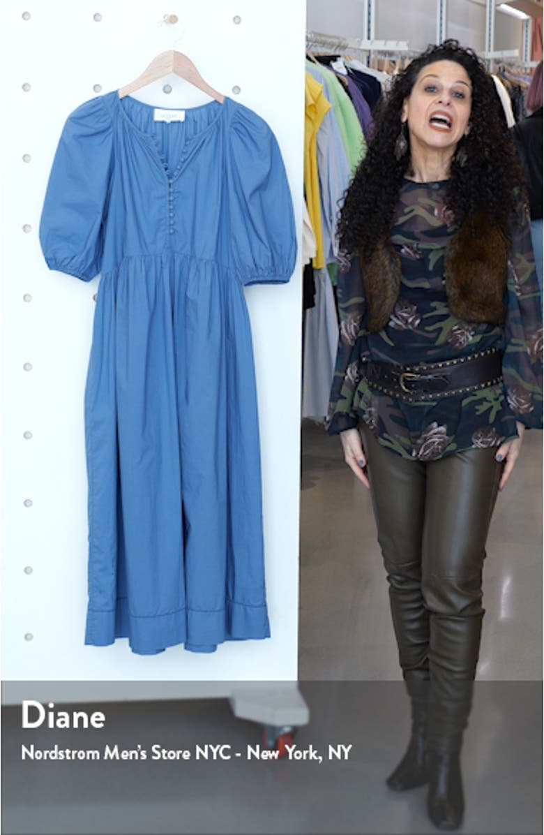 The Ravine Cotton Midi Dress, sales video thumbnail