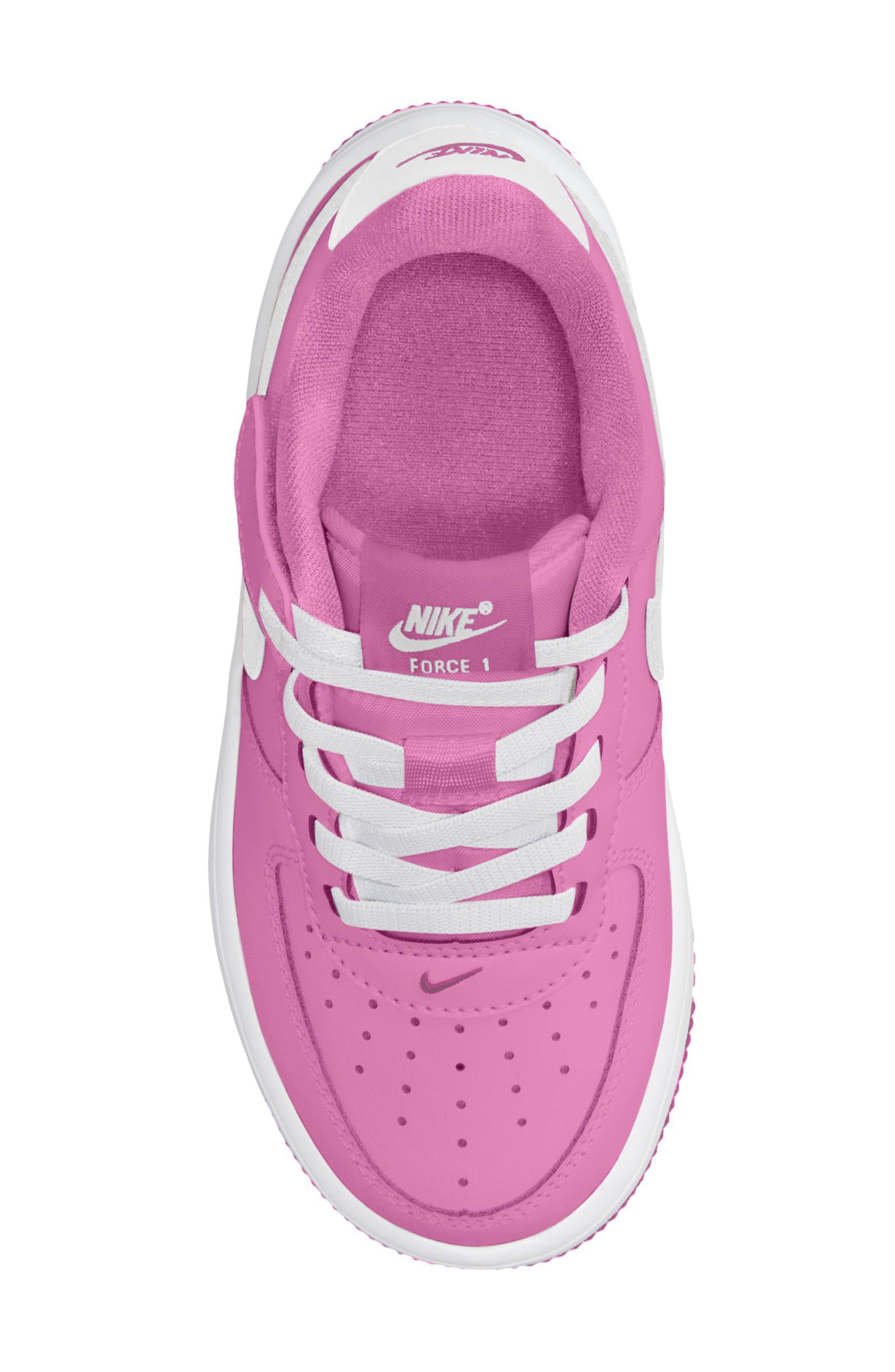Nike Air Force 1 Low EasyOn Sneaker, Alternate, color, Playful Pink/ White