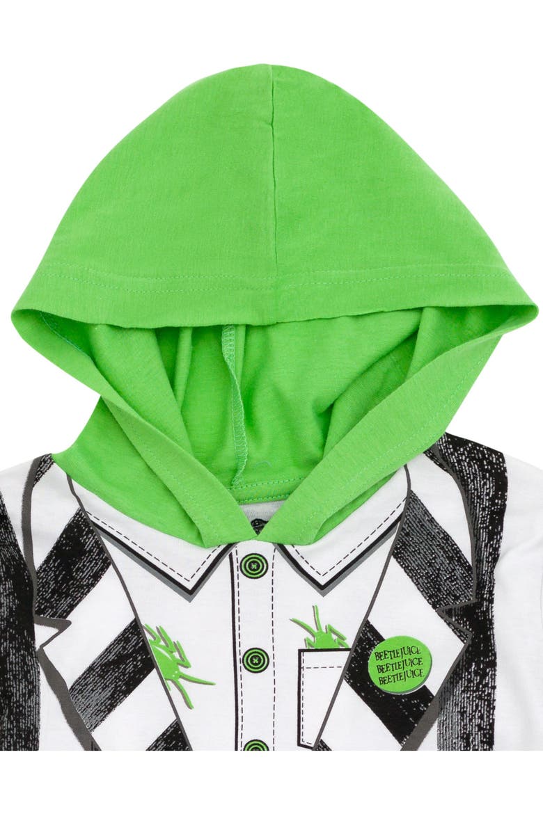 Pullover Hoodie, Alternate, color, Green Black Stripe
