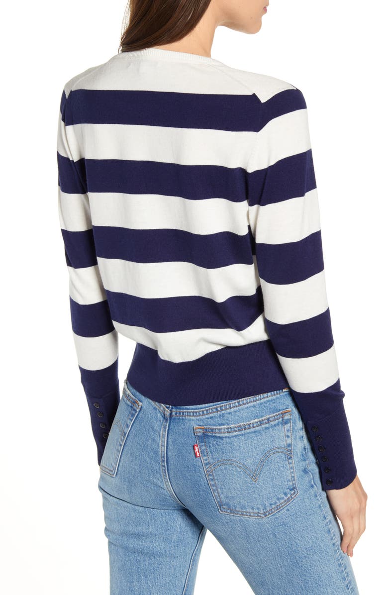 Alex Mill Stripe Crewneck Sweater, Alternate, color, 
