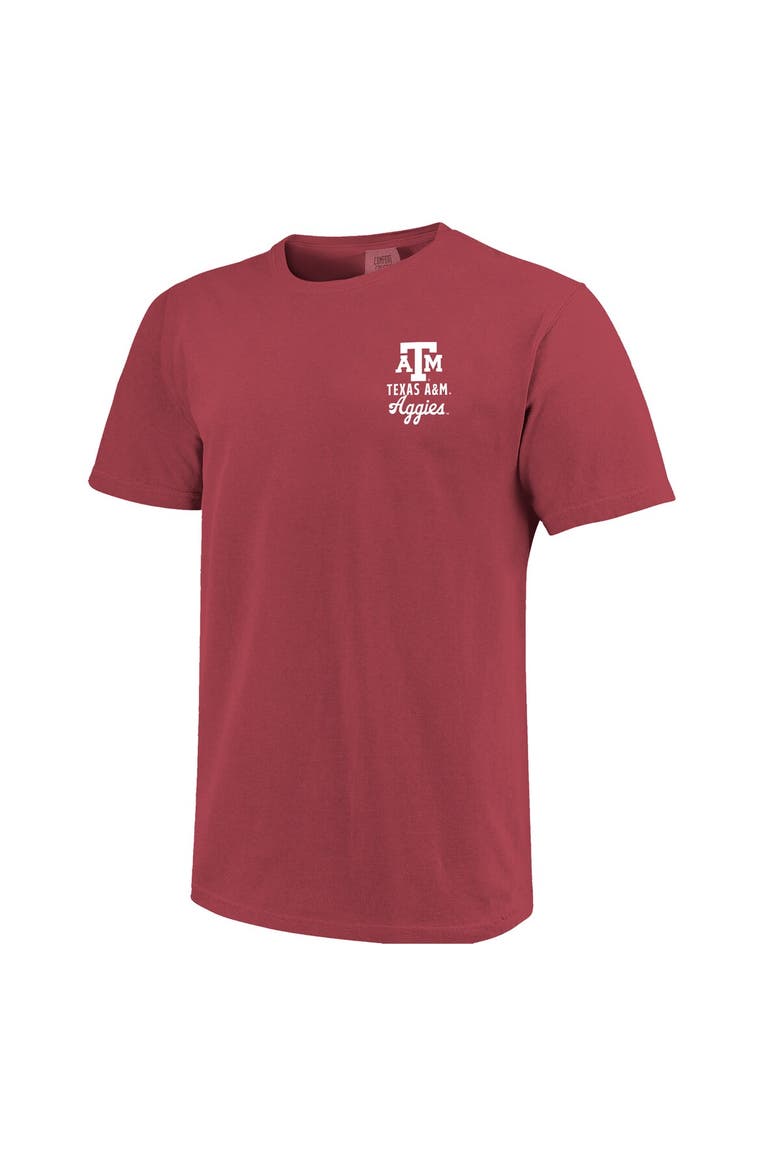 Men's Maroon Texas A&M Aggies Comfort Colors Mascot Overlay T-Shirt, Alternate, color, Maroon