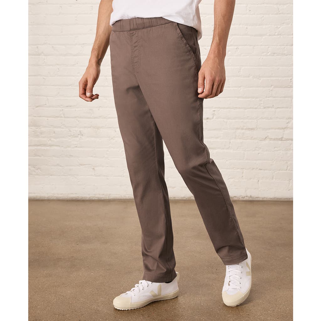 Pact Organic Cotton Daily Twill Midweight Pant In Deep Taupe
