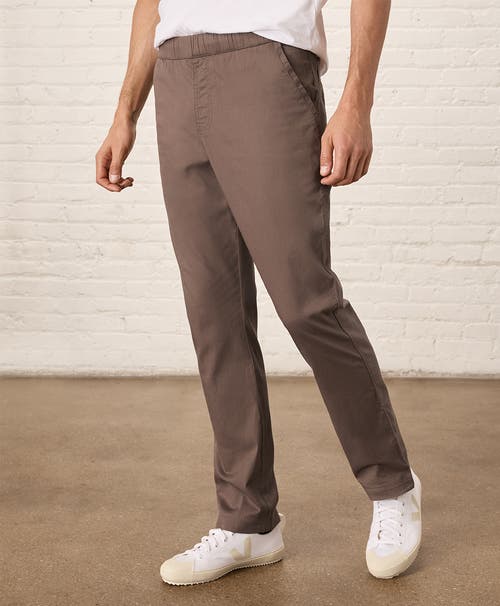 Pact Organic Cotton Daily Twill Midweight Pant In Deep Taupe