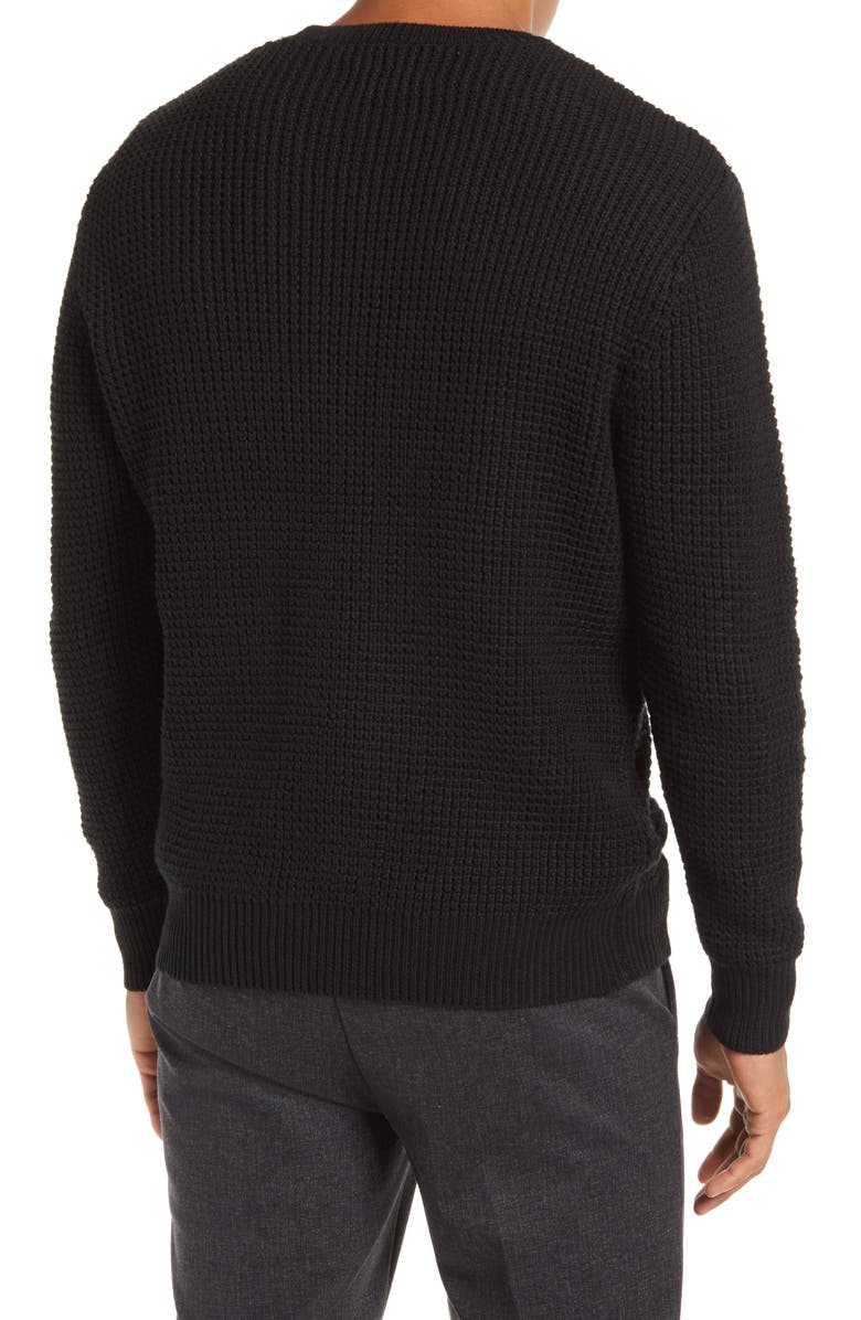 Liverpool Los Angeles Liverpool Shaker Stitch Crewneck Sweater, Alternate, color,