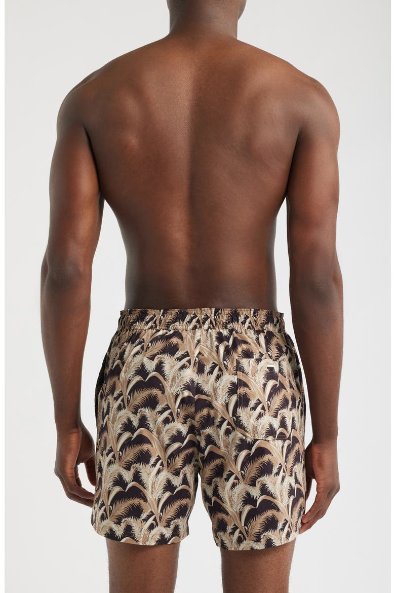 Pike Swim Trunks, Alternate, color, BLACK