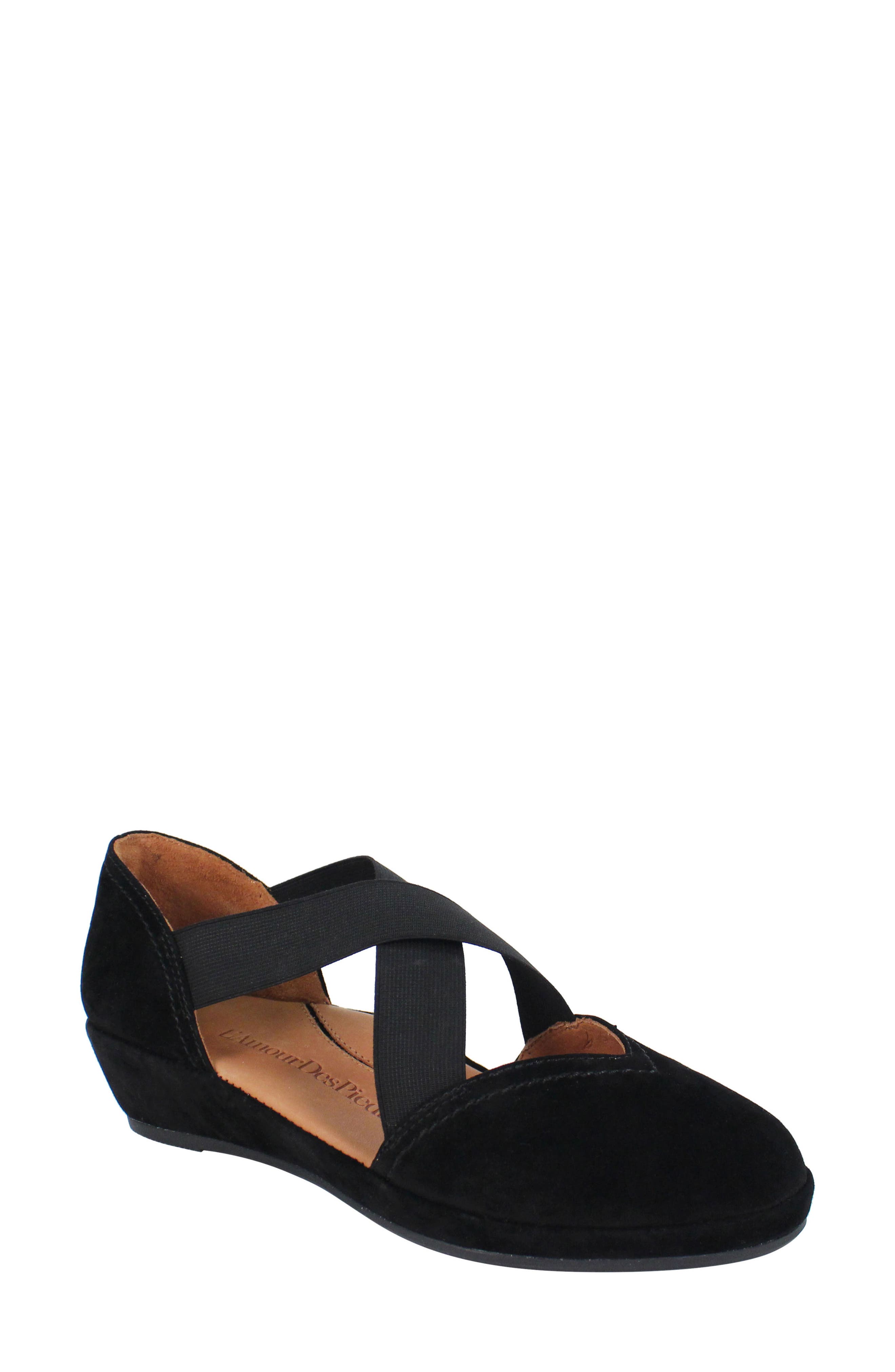 L'Amour des Pieds 'Bane' Wedge, Alternate, color, 