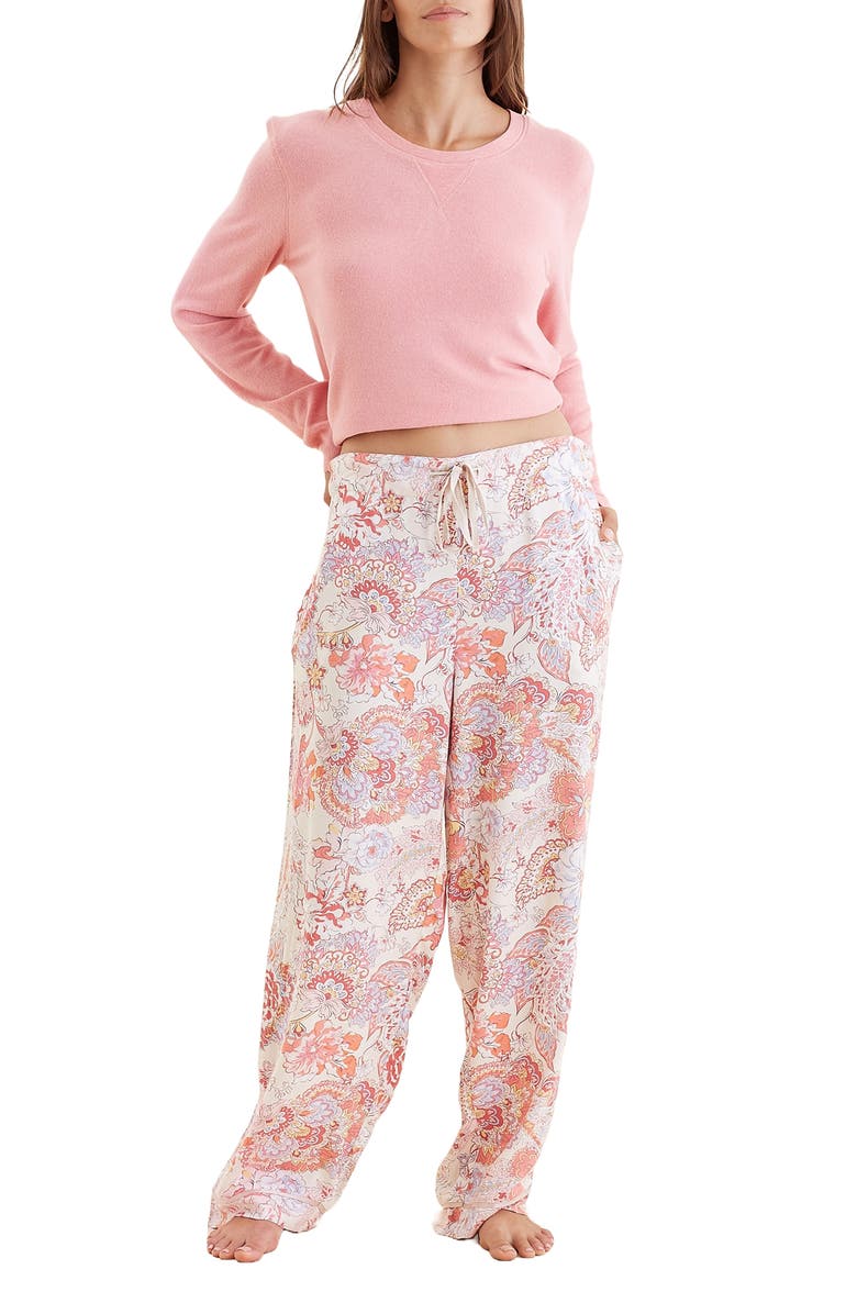 Papinelle Ella Feather Soft Pajamas, Main, color, 