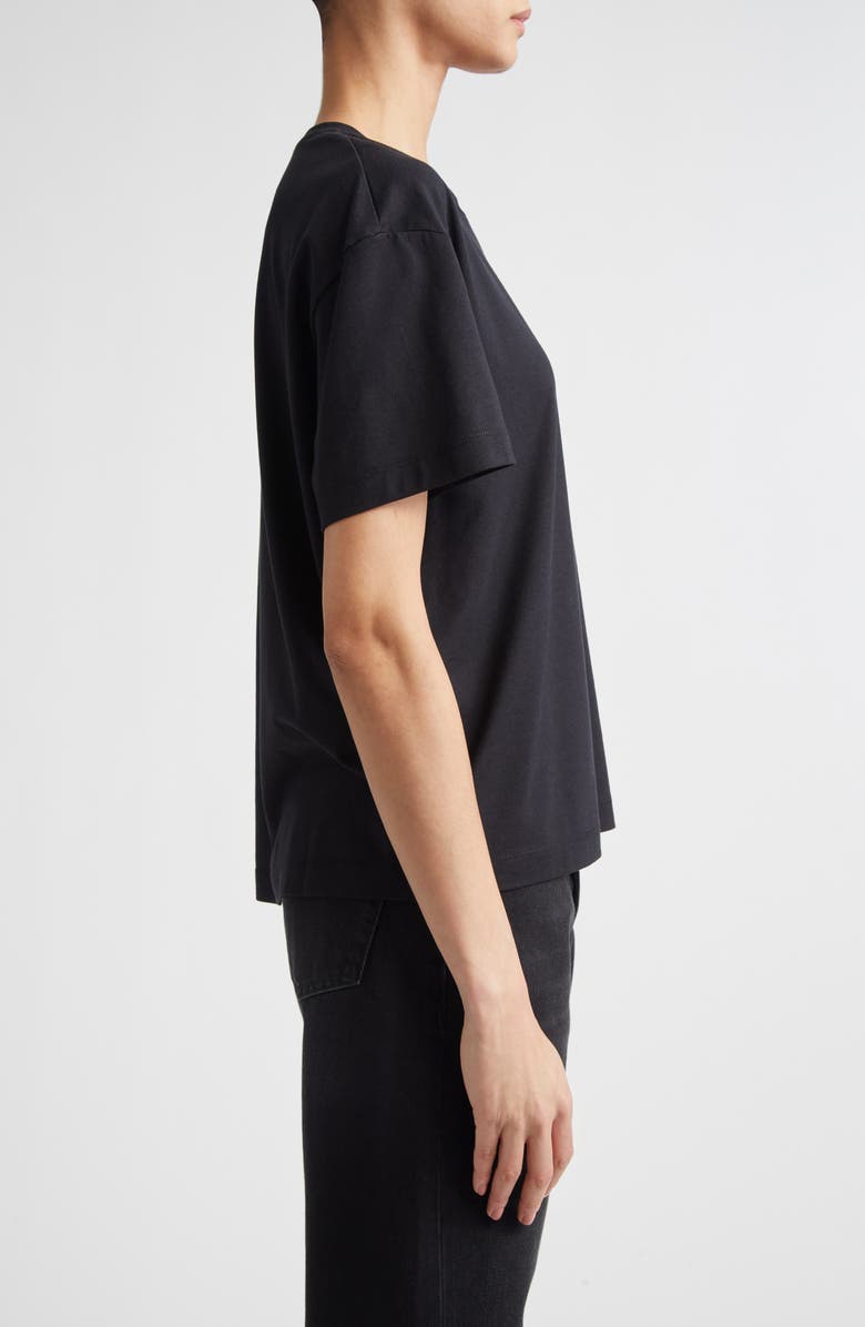 TOTEME Classic Crewneck T-Shirt, Alternate, color, Black