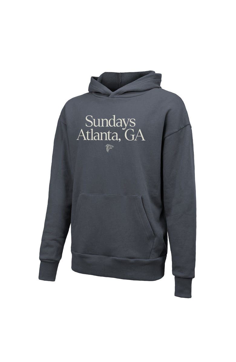 Majestic Threads Unisex Majestic Threads Gray Atlanta Falcons Sundays Pullover Hoodie, Alternate, color, Gray