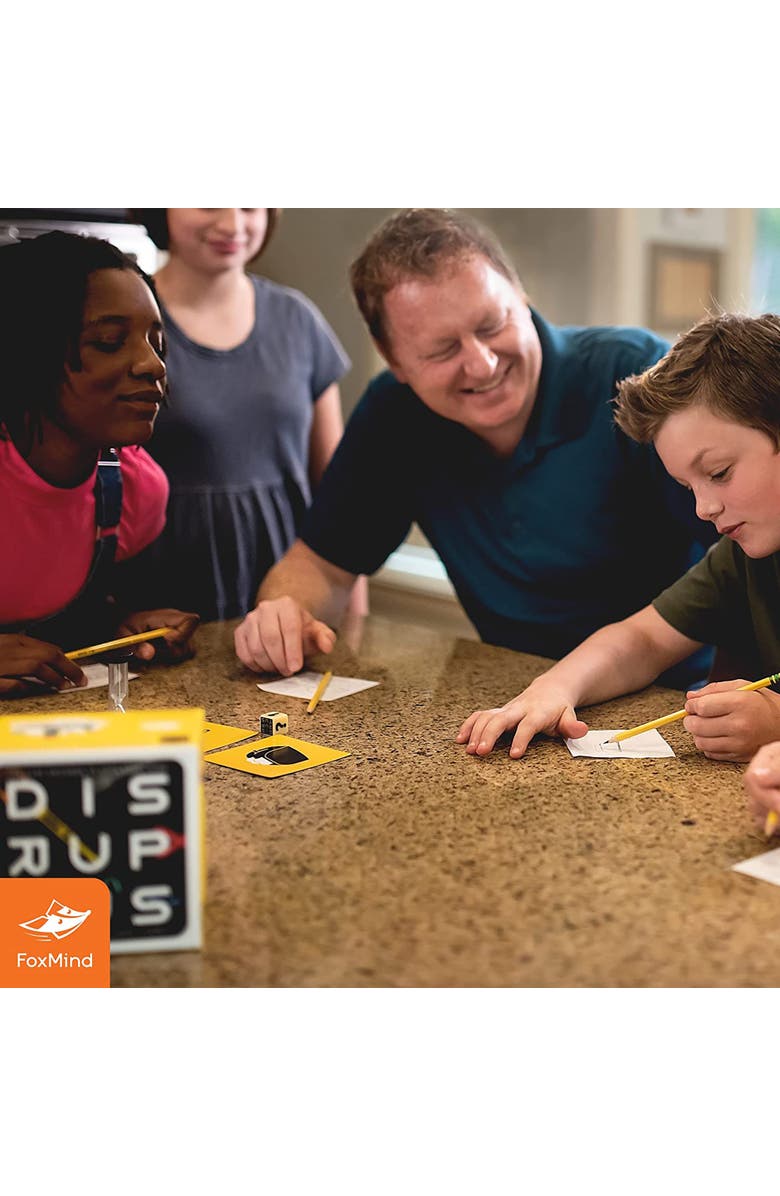 FoxMind Disruptus Mind Card Dice Game, Ages 10+, Alternate, color,