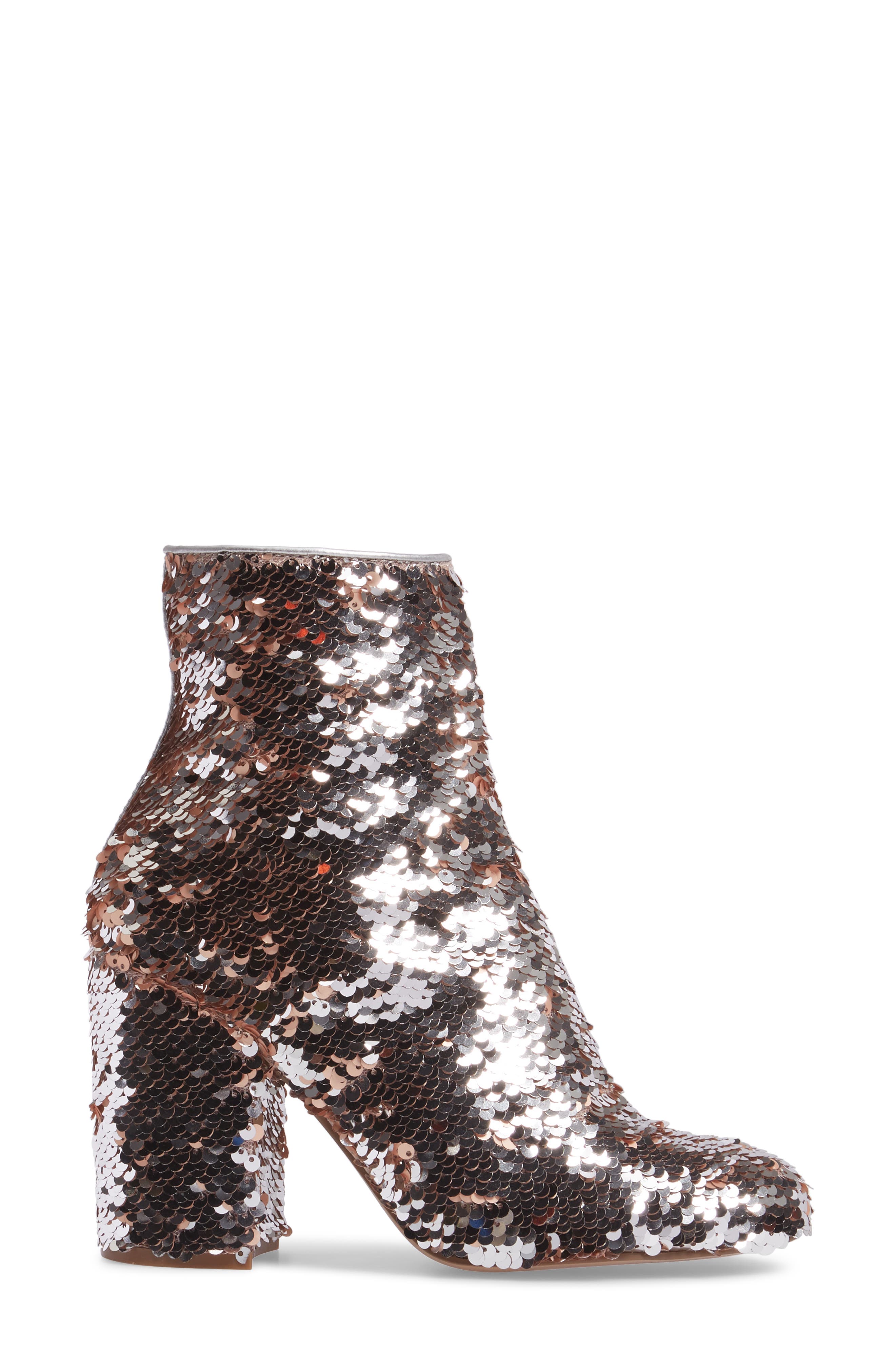 Steve Madden Georgia Sequin Bootie, Alternate, color, 