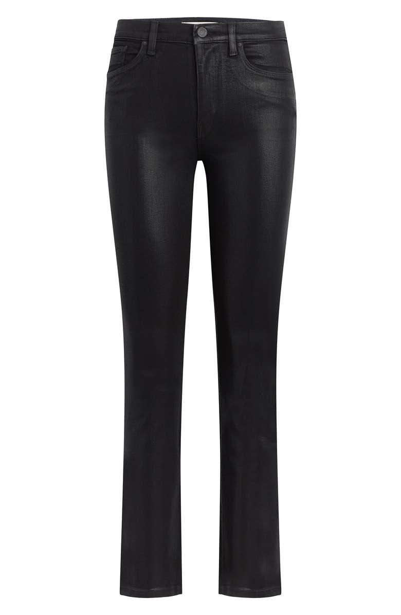 Hudson Jeans Barbara Coated High Waist Ankle Straight Leg Jeans, Alternate, color, 