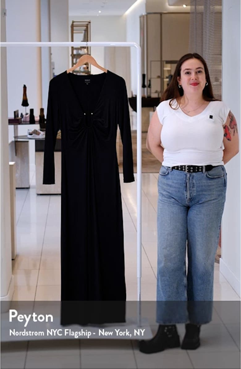 Remmy Long Sleeve Knit Maxi Dress, sales video thumbnail